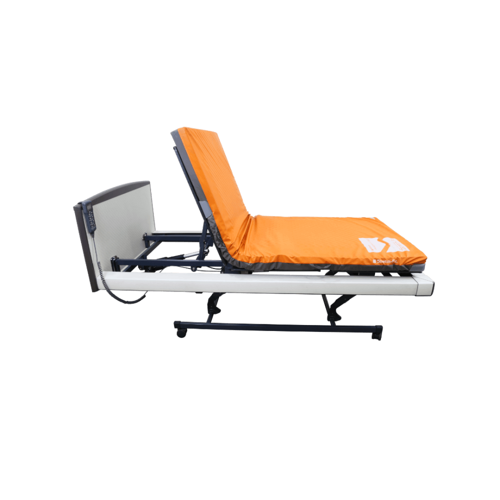 เตียงผู้ป่วยไฟฟ้า PARAMOUNT BED รุ่น Intime 1000 สีขาว พร้อมที่นอน รุ่น STRETCH FIT_4